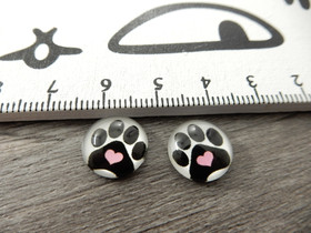 Kapussi tassu, 12mm, moniväri, 1kpl