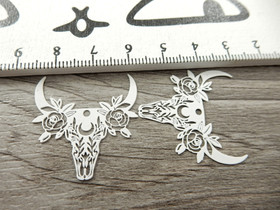 Kalloriipus, 28x30mm, valkoinen, 1kpl