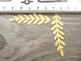 Lehtiriipus, 16x51mm, keltainen, 1kpl