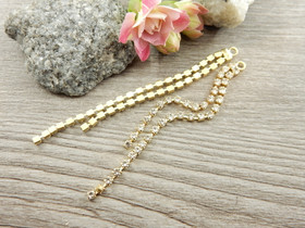 Strassiketjuriipus, 70x4mm, kulta, 1kpl