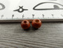 Puuhelmi, 7x8mm, ruskea, 20kpl