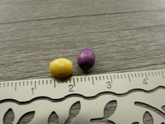 Puuhelmi, 4x6mm, mix setti, 50kpl