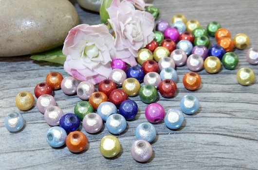 Heijastava helmi, 5mm, mix setti, 100kpl 