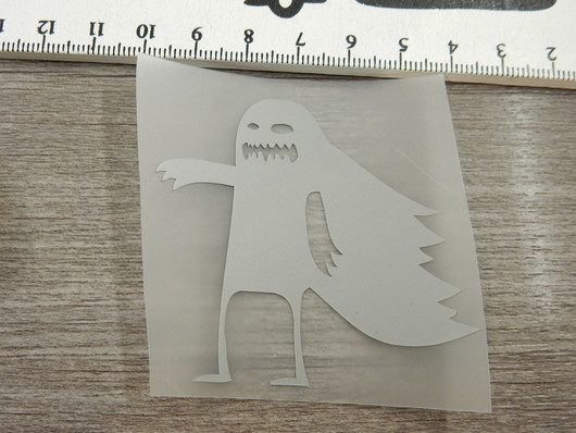 Heijastava kuva ukkeli, 55x55mm, 1kpl