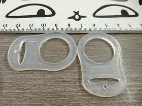 Silikonirengas, 48x32mm, kirkas, 1kpl