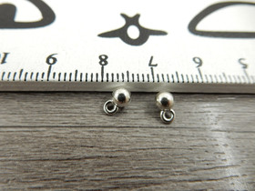 Palloriipus, 6x4mm, kromi, 1kpl