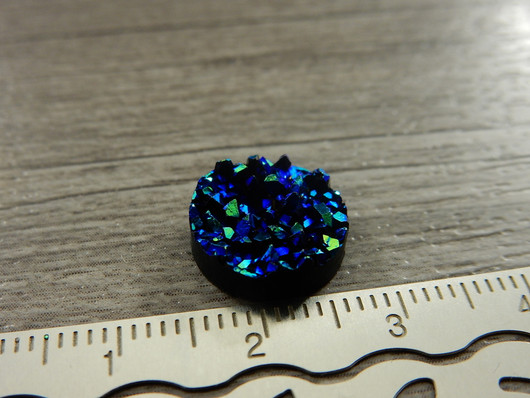Kapussi rösöpinta, 12mm, sininen/moniväri, 1kpl