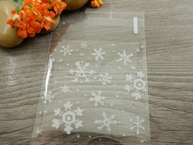 Sellofaanipussi, 7x10cm, lumi, 1kpl