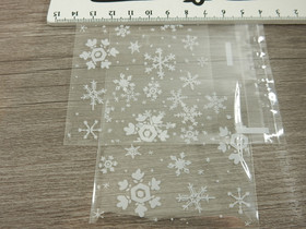 Sellofaanipussi, 7x10cm, lumi, 1kpl