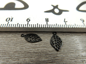 Lehtiriipus, 11x5mm, musta, 1kpl