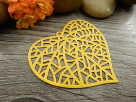 Lehtiriipus, 40x42mm, keltainen, 1kpl