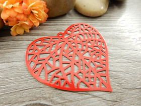 Lehtiriipus, 40x42mm, punainen, 1kpl