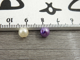 Akryylihelmi, 6mm, mixsetti, 20kpl