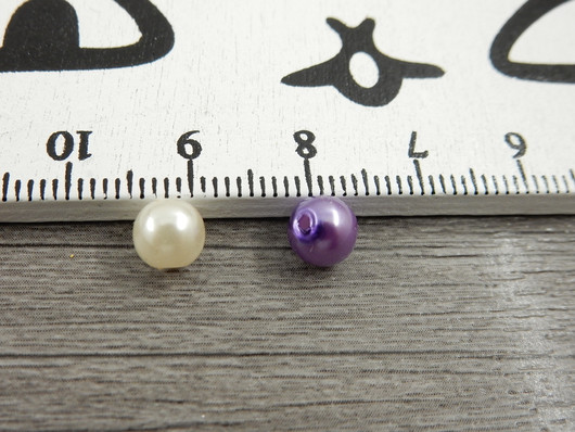 Akryylihelmi, 6mm, mixsetti, 20kpl