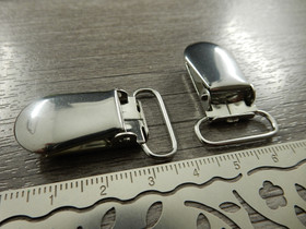 Klipsi, 34x22mm, kromi, 1kpl