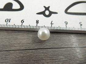 Akryylihelmi, 8mm, valkoinen, 20kpl