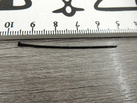 Korupiikki tasapää, 45x0,7mm, musta, 50kpl