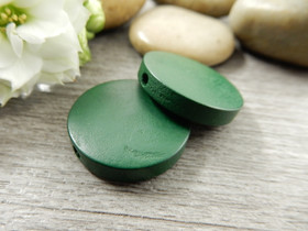 Puuhelmi, 20mm, tummanvihreä, 10kpl