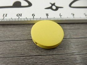 Puuhelmi, 20mm, keltainen, 10kpl