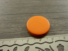 Puuhelmi, 20mm, oranssi, 10kpl
