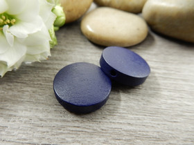 Puuhelmi, 15mm, tummansininen, 10kpl