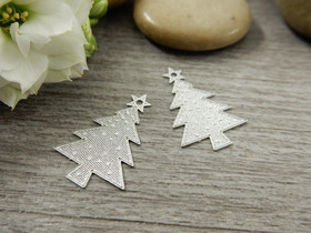 Kuusiriipus, 20x13mm, mattahopea, 1kpl