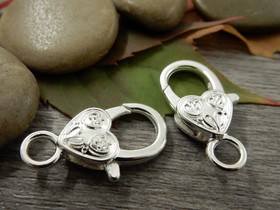 Rapulukko, 25mm, kirkashopea, 1kpl