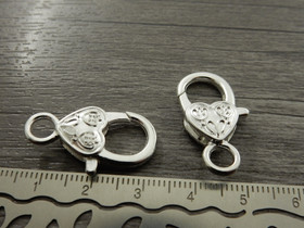 Rapulukko, 25mm, kirkashopea, 1kpl