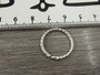 Välirengas kierre, 20x1.7mm, avattava, kirkashopea, 1kpl