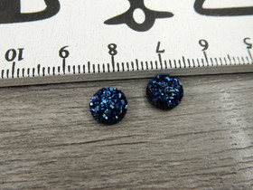 Kapussi glitter, 8mm, tummansininen, 1kpl