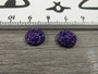 Kapussi glitter, 10mm, liila, 1kpl