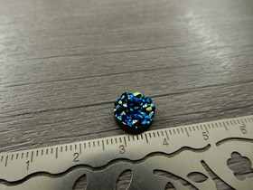 Kapussi rösöpinta, 10mm, sininen/moniväri, 1kpl