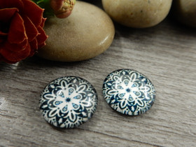 Kapussi kuvio, 12mm, moniväri, 1kpl