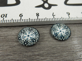 Kapussi kuvio, 12mm, moniväri, 1kpl