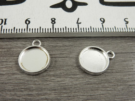 Kapussipohja, 10mm, kirkashopea, 1kpl