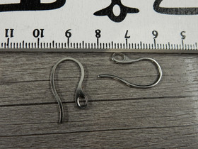 Korvakorukoukku 22x11mm, rst, 10paria