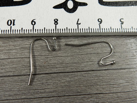 Korvakorukoukku 20x13mm, rst, 10paria