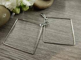 Korukehys neliö, 40x40mm, rst, 2kpl