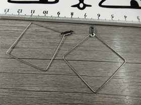 Korukehys neliö, 40x40mm, rst, 2kpl