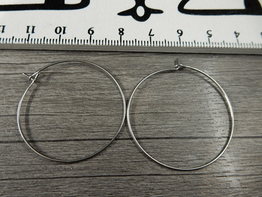 Korvakorurengas 30x0.6mm, rst, 1pari