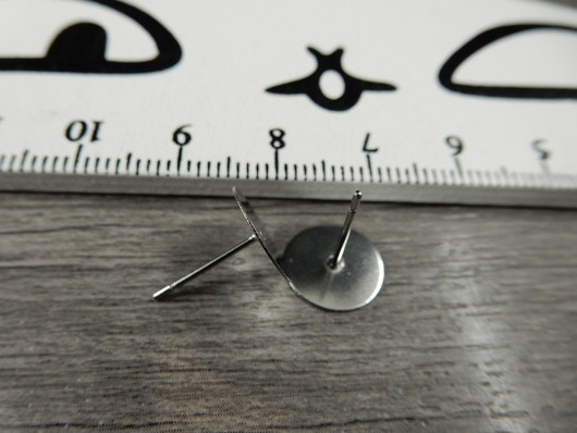 Korvakorutappi, 10x12mm, rst, 10paria