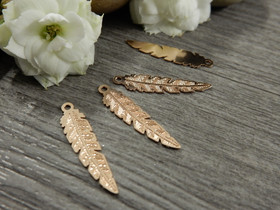 Sulkariipus, 21x5mm, ruusukulta, 1kpl