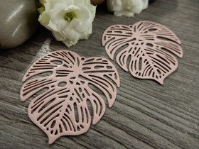 Lehtiriipus, 32x32mm, vaaleanpunainen, 1kpl