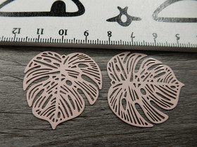 Lehtiriipus, 32x32mm, vaaleanpunainen, 1kpl