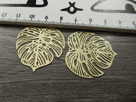 Lehtiriipus, 32x32mm, vaaleakulta, 1kpl