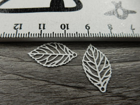 Lehtiriipus 20x11mm, valkoinen, 1kpl