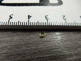 Välirengas, 3x0.5mm, avattava, 18K/kulta, 100kpl