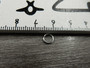 Välirengas, 6x0.8mm, avattava, kirkashopea, 100kpl