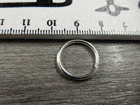 Välirengas, 16x1.5mm, avattava, kirkashopea, 10kpl