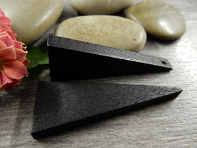 Puuriipus kartio, 40x14mm, musta, 1kpl